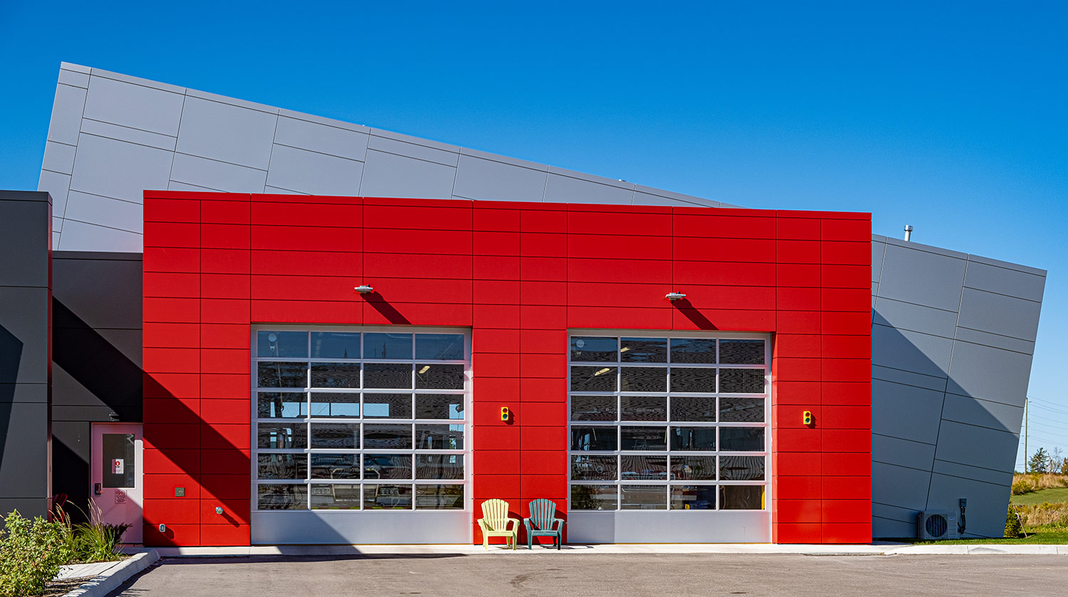 Innisfil Fire Station Number 5, garage doors, Gordon + Gordon Group, Owner Representative