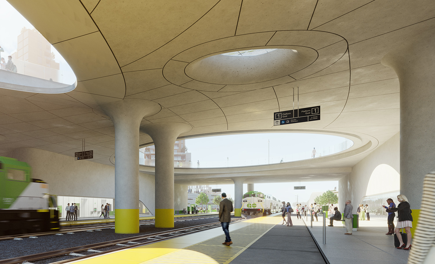 Innisfil GO Station Platform